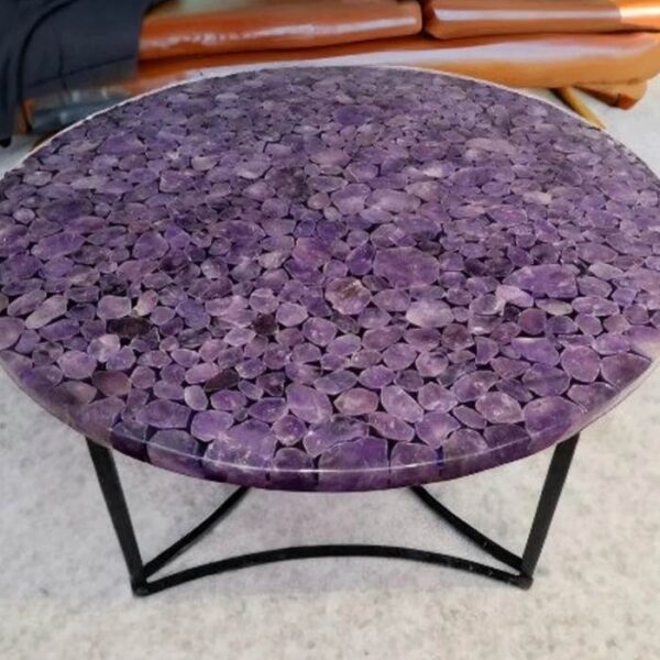 Purple Amethyst Coffee Table