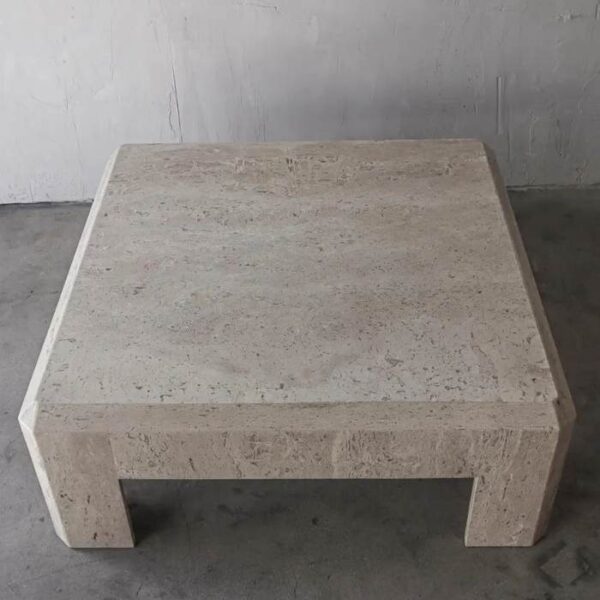 Monolith Travertine Coffee Table